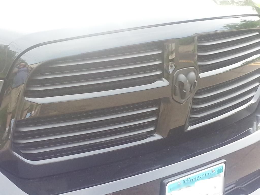 2013 Ram Sport Plasti Dipped grille inserts DODGE RAM FORUM